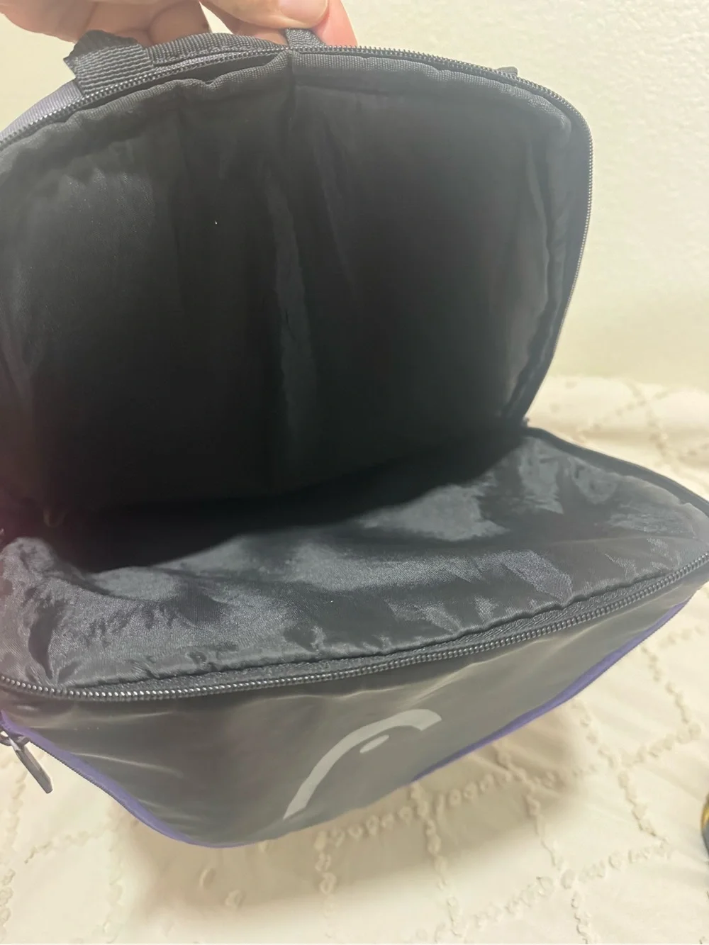 HEAD Tennis Backpack Black Purple Racquet Sports Bag